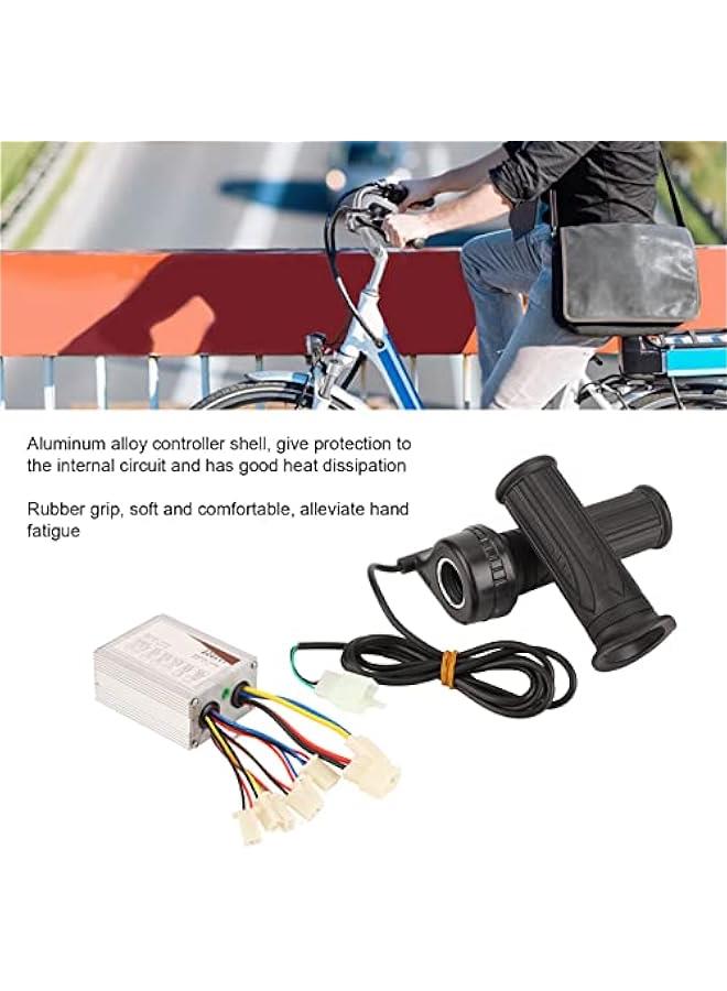 Generic 36V 500W Brushed Speed Motor & Throttle Grip Kit , Speed Controller Throttle Grip Kit for Electric Scooter gone Kart bikes e bikes Tricycle Moped - Image 5