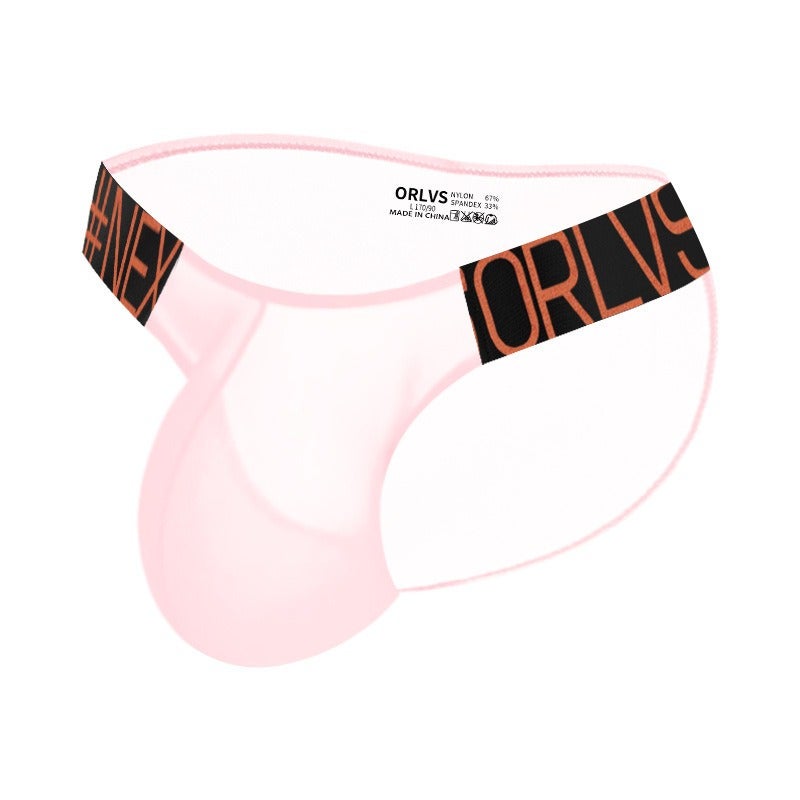 Men's Low-Rise Seamless Thong Underwear - Breathable Nylon Trunk with Lift &  Support