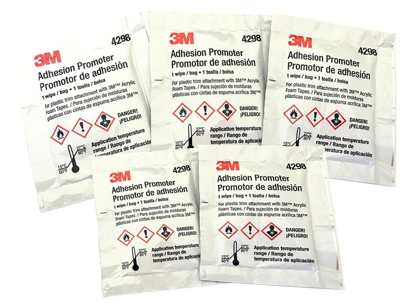3M 4298 Adhesion Promoter, 5 Sponge Applicators (Choose 5 or 25 Qty) - Image 1