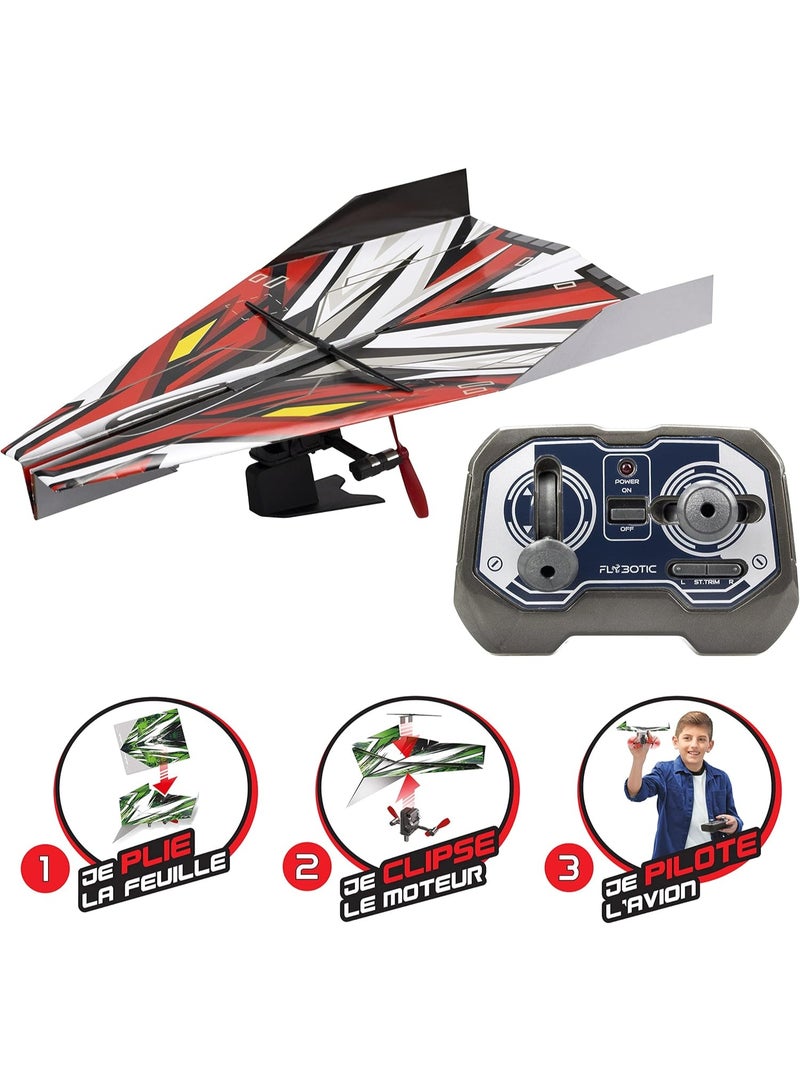 Silverlit FLYBOTIC RC AIROZ Remote Control Paper Aeroplane - Image 1