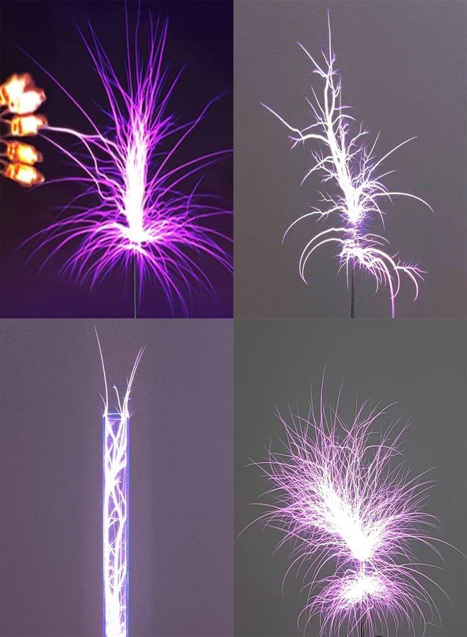 Yoqanr Music Tesla Coil Speaker,Bluetooth Mini Tesla Coil, Touchable Artificial Lightning Spark Gap Arc Generator, Wireless Transmission Experiment Model, Science Teaching Experiment Lightning Toy - Image 3