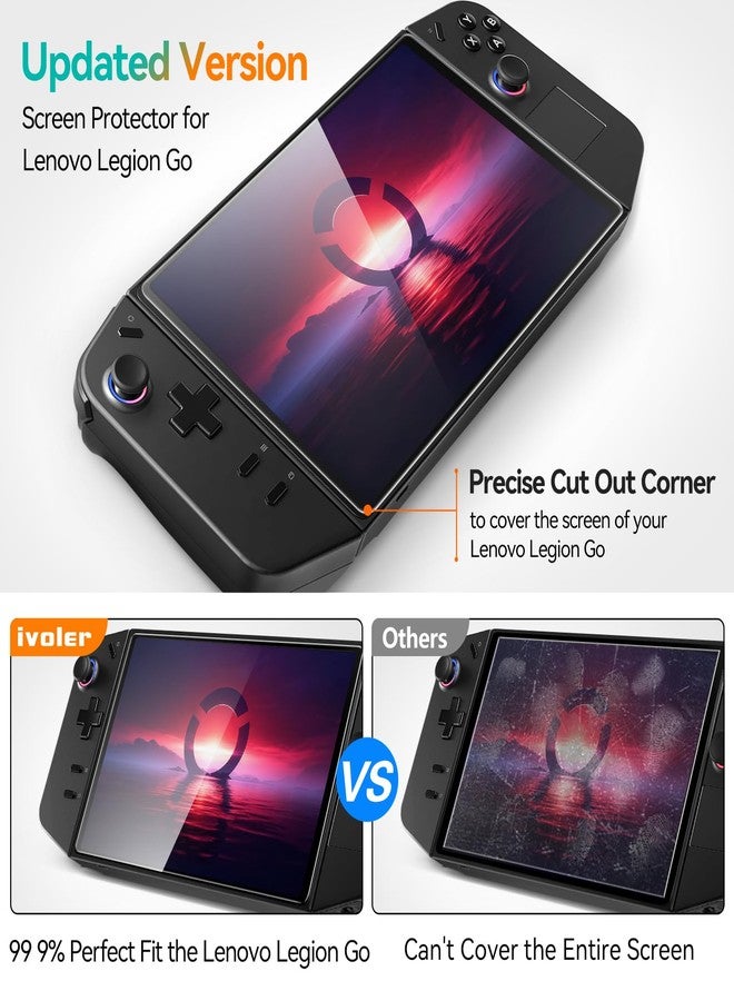 إيفولير واقي شاشة زجاجي مقوى من إيفولر، عبوة من قطعتين، إصدار محدّث، لجهاز لينوفو ليجن جو للألعاب المحمول 8.8 بوصة 2023، مع إطار محاذاة، شفاف عالي الوضوح، مقاوم للخدش، لجهاز لينوفو ليجن جو - Image 3