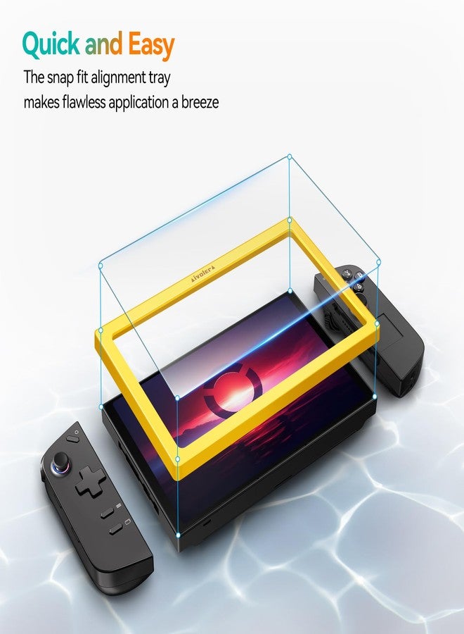 إيفولير واقي شاشة زجاجي مقوى من إيفولر، عبوة من قطعتين، إصدار محدّث، لجهاز لينوفو ليجن جو للألعاب المحمول 8.8 بوصة 2023، مع إطار محاذاة، شفاف عالي الوضوح، مقاوم للخدش، لجهاز لينوفو ليجن جو - Image 4