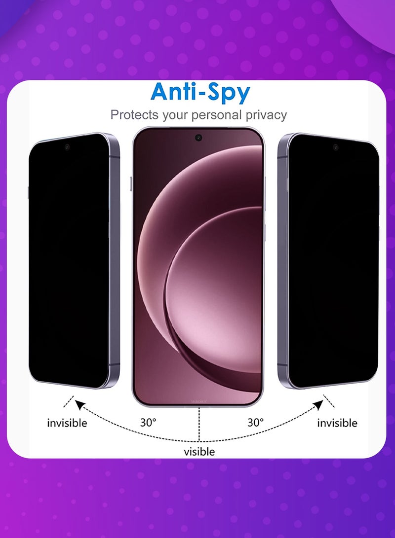 CATANES Ultimate Privacy Protection for OnePlus 15 9H Edge to Edge Glass Cover - Image 3