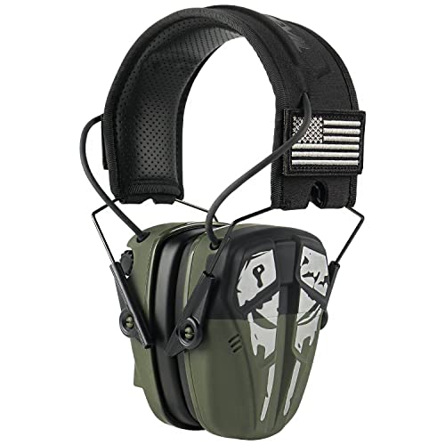 GREEN DEVIL Shooting Ear Protection Electronic Hearing Protection Ear muffs With Mic Sound Amplification Noise Reduction 26dB Earmuffs/Headphones For Gun Range Shooting Hunting - Image 1