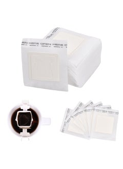 Generic Portable Drip Coffee Filters, 100 Pack, 7.5x9cm, Disposable Coffee Filter Bags  - Image 1