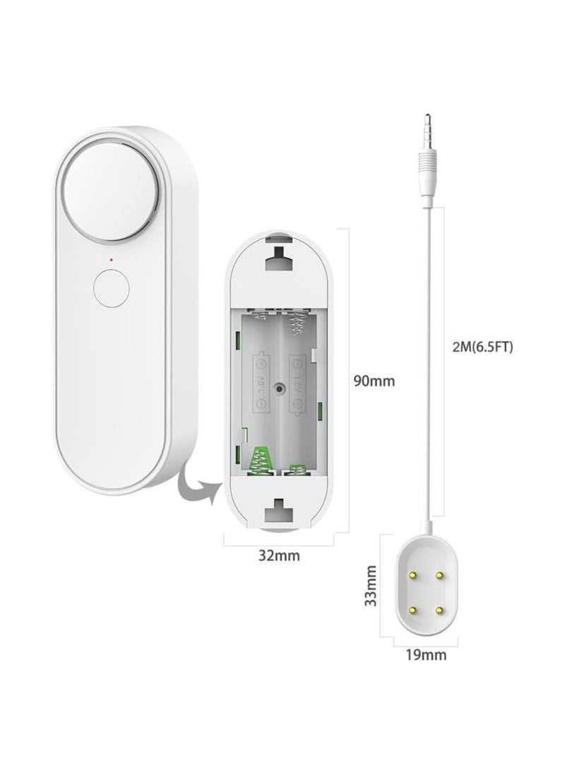 KASTWAVE WiFi Water Alarm Leak Detector Smart Water Sensor Alarms with Double Sided Probe Remote App Monitoring 100dB Loud Alarm Sound AAA Battery Powered (Not Include)  - Image 4