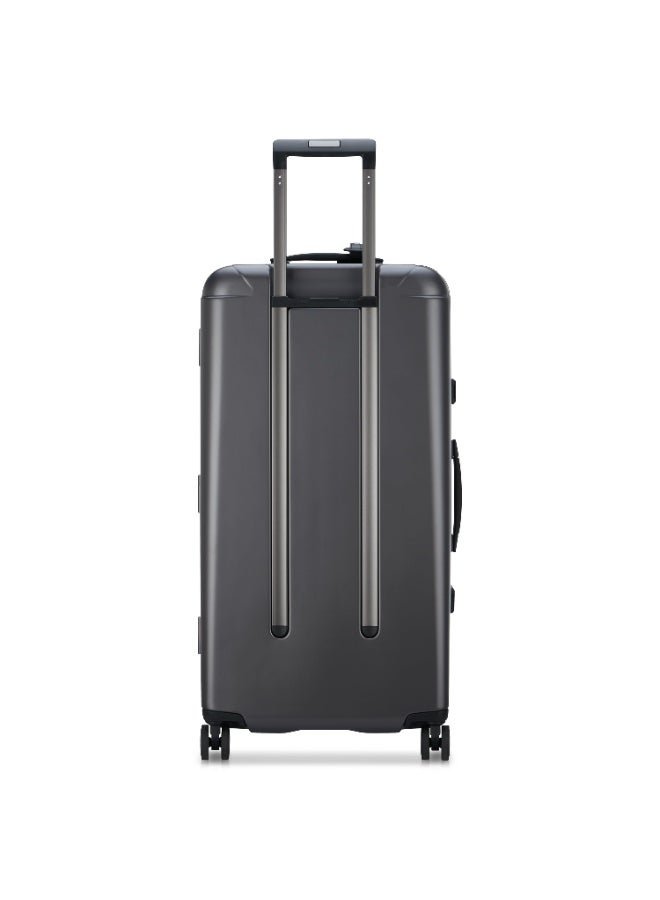 PEUGEOT Voyages 73 cm Hardcase 4 Double Wheel Check-In Luggage Trunk Trolley - Anthracite  - Image 4