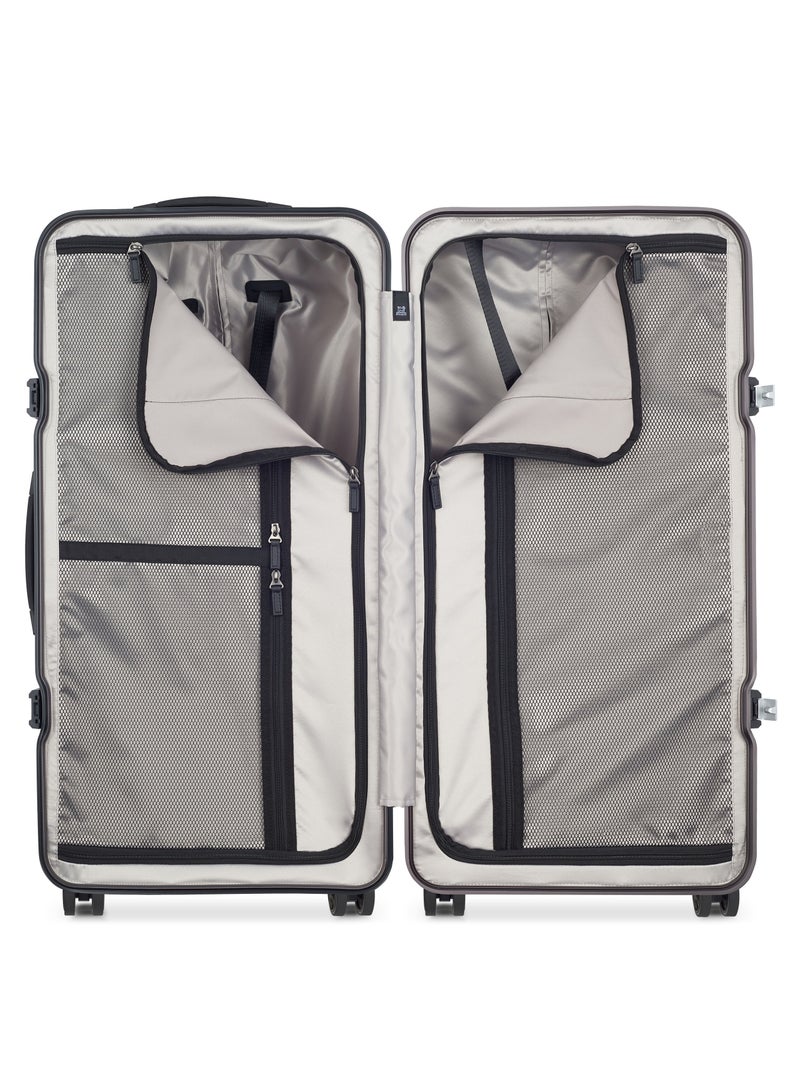 PEUGEOT Voyages 73 cm Hardcase 4 Double Wheel Check-In Luggage Trunk Trolley - Anthracite  - Image 3