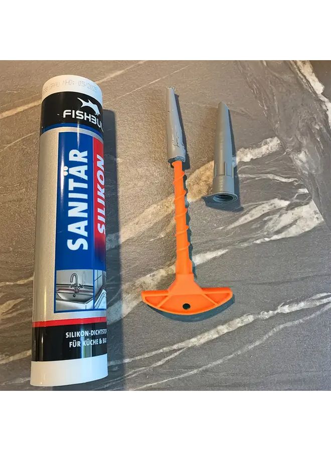 4Pcs Caulking Nozzle Cleaner And Cap Set For Sealant Tube Maintenance - Image 2