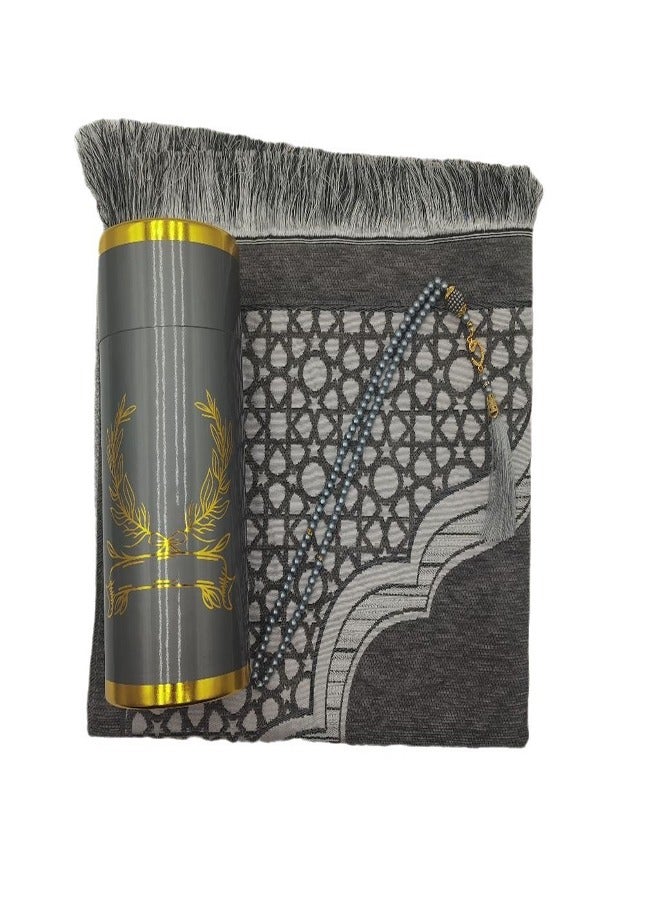 Aramu Soft Prayer Rug with Prayer Beads and Portable Bag for Women Men Kids - Image 2