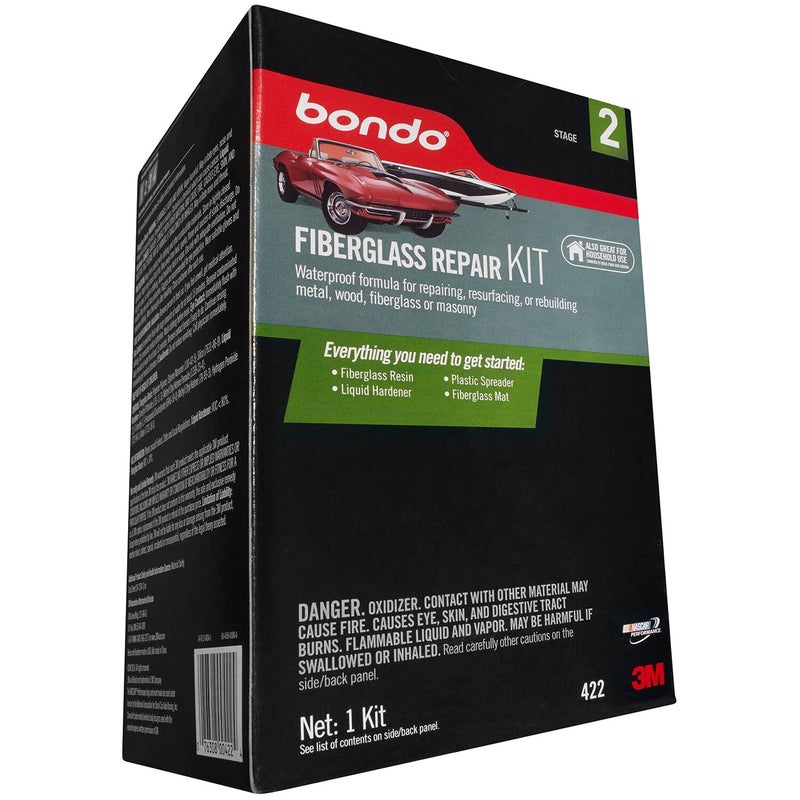 3M Bondo Fiberglass Resin Repair Kit, 00422, 0.9 Quart - Image 5