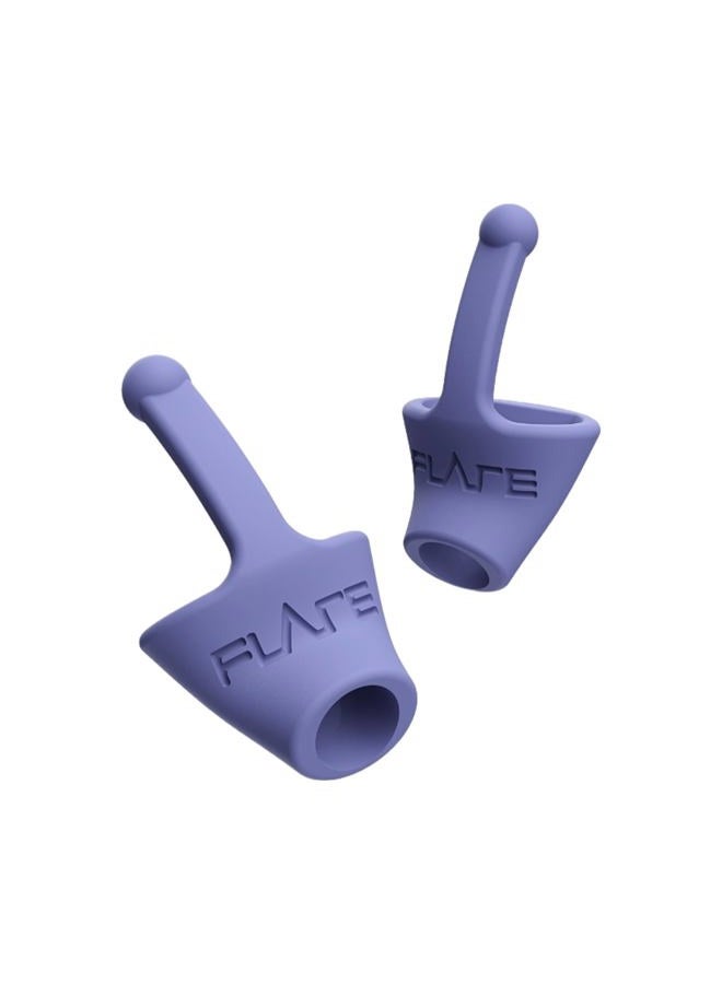 Flare Audio Flare Calmer Mini – Small Ear Plugs Alternative – Reduce Annoying Noises Without Blocking Sound – Soft Reusable Silicone - Purple - Image 1