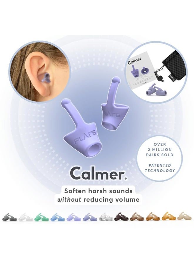 Flare Audio Flare Calmer Mini – Small Ear Plugs Alternative – Reduce Annoying Noises Without Blocking Sound – Soft Reusable Silicone - Purple - Image 2