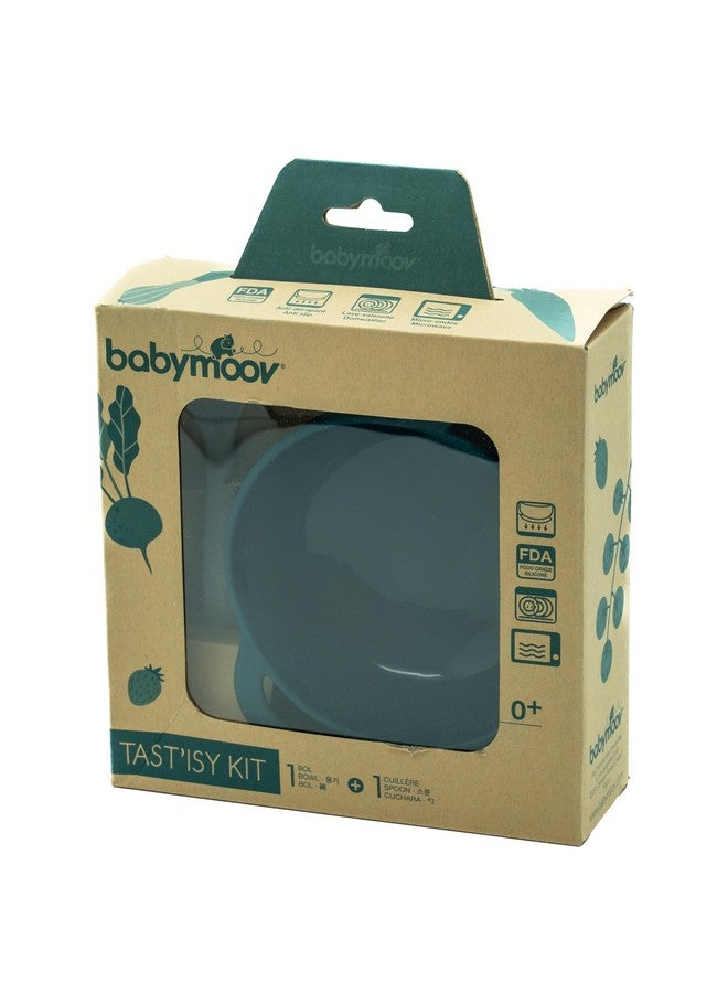 Babymoov TAST'ISY Baby Feeding Set, BPA-Free Certified Non Toxic Silicone Suction Bowl and Spoon (Microwave & Dishwasher Safe) - Image 4