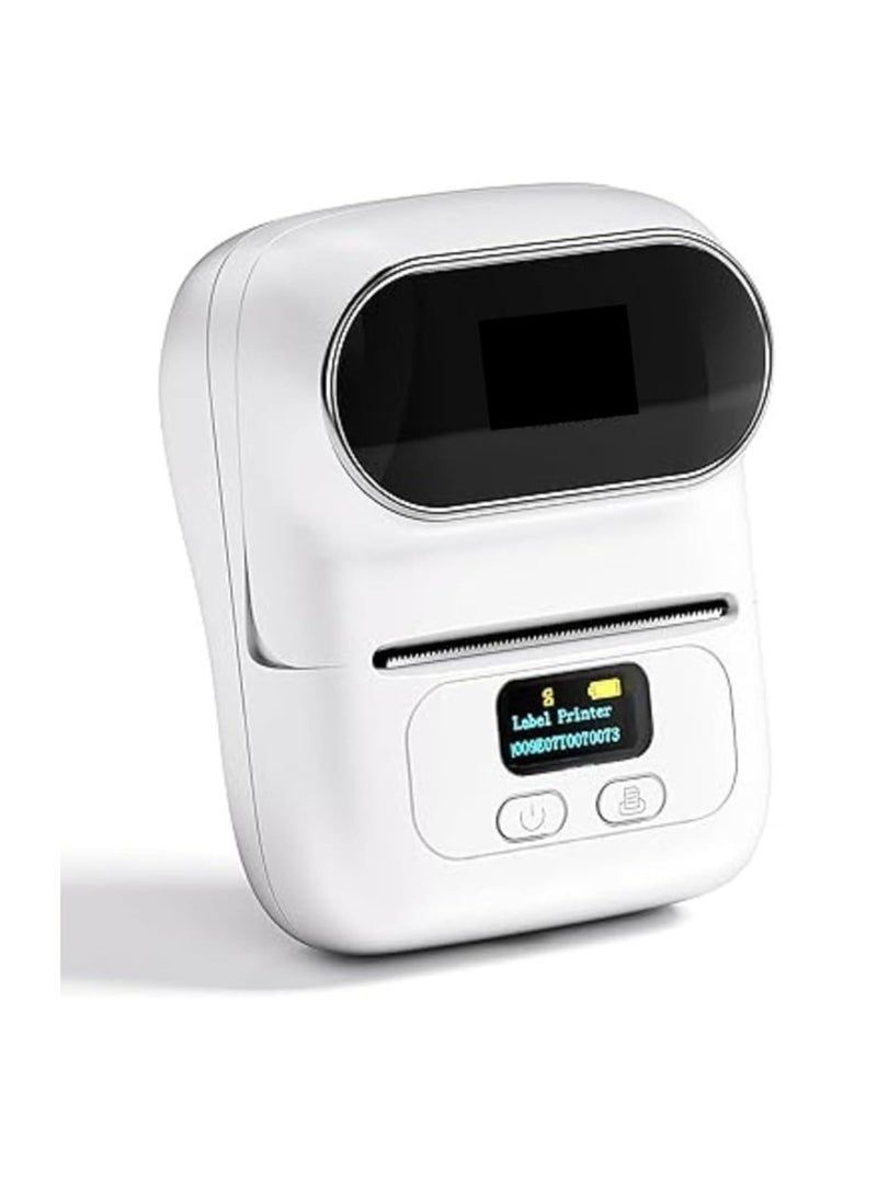 AIMO M110 Label Maker - Portable Blue-tooth Thermal Label Maker Printer for Barcode, Clothing, Jewelry, Retail, Mailing, Compatible with Android & iOS System, Support 20mm-50mm Width Sticker Paper printing - Image 1