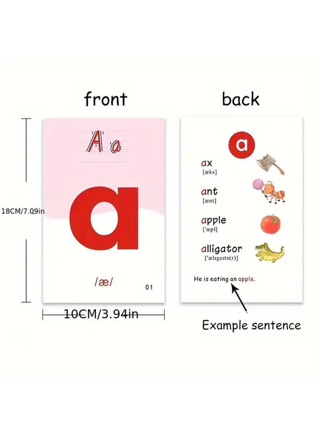 English Spelling Calendar Set With 93 CVC Phonics Word Cards For Learning Letters And Sounds - Image 3