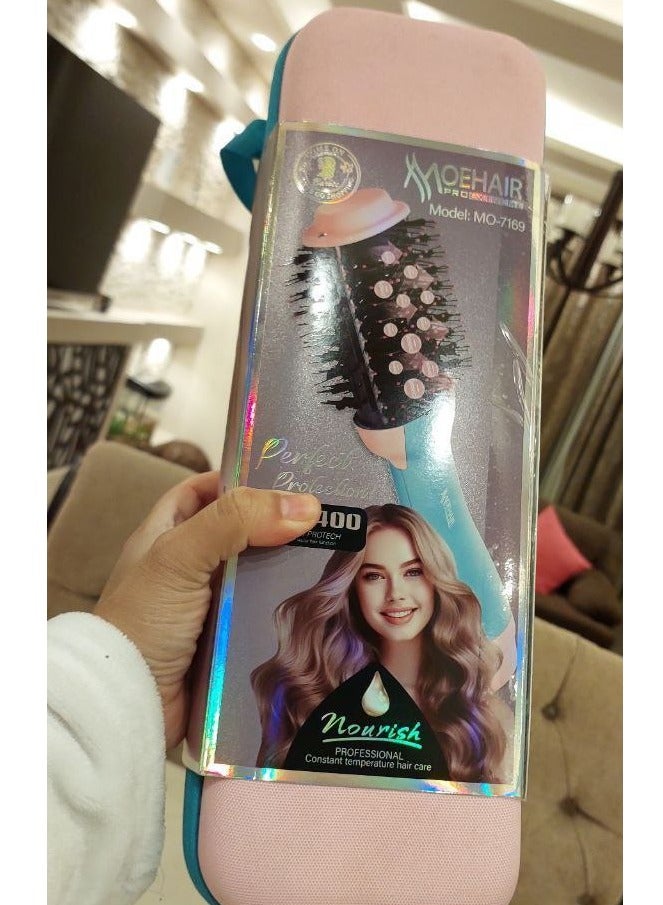 Mohair 2400 Wet & Dry Hair Styler Brush + Brand Bag Gift 2400 Watt (1 Year Warranty)