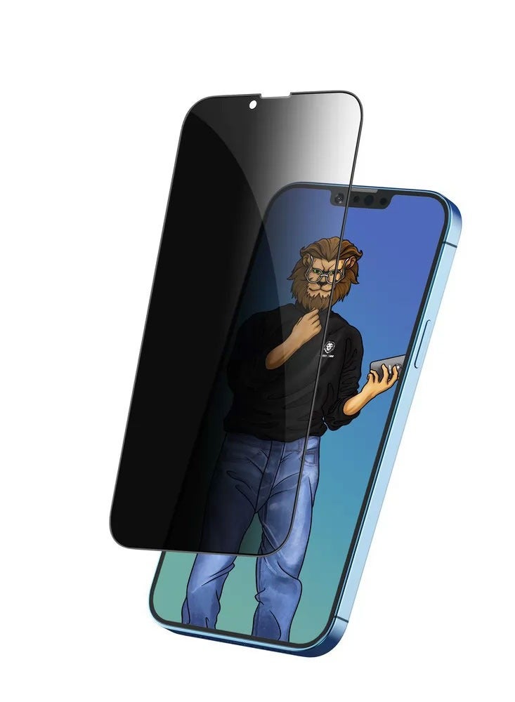 GREEN LION iPhone 11 Pro Screen Protector / 9H Steve Privacy Full Glass / Anti Scratch / Grease Resistance / Anti Fingerprint / Bubble Free / Blocked Side Viewing / Crystal Clear - Black Edge/Privacy - Image 1