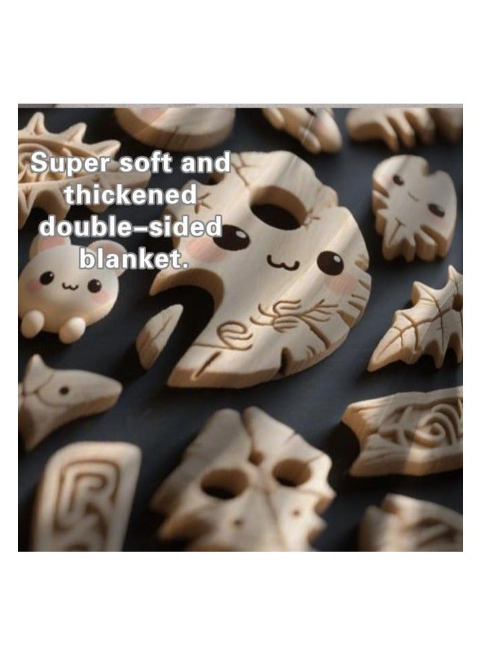 general Flannel thin blanket (warm and comfortable, suitable for sleep, gaming, dust removal and sandproof) 150cm*200cm - 494 - Image 5