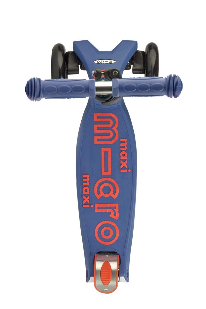 Micro Kickboard - Maxi Deluxe 3-Wheeled, Lean-to-Steer, Swiss-Designed Micro Scooter for Kids, Ages 5-12 (Blue) - Image 3