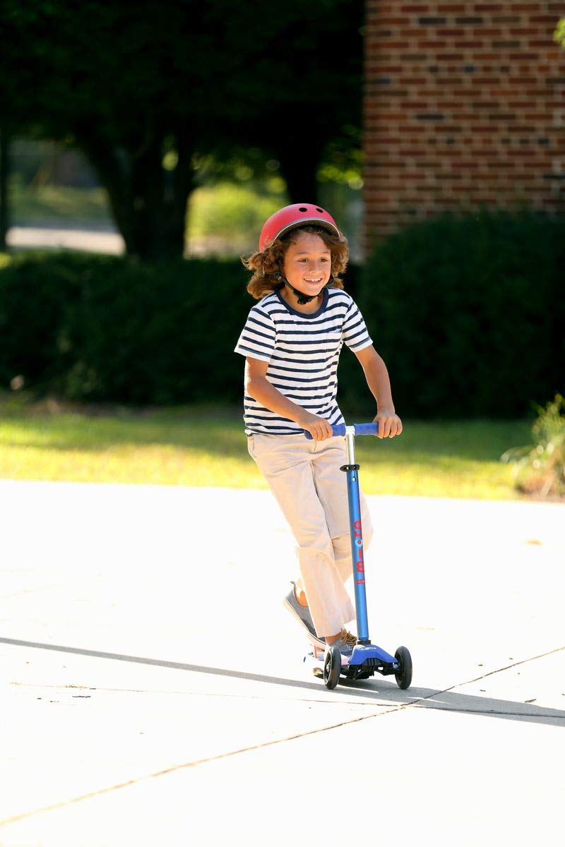 Micro Kickboard - Maxi Deluxe 3-Wheeled, Lean-to-Steer, Swiss-Designed Micro Scooter for Kids, Ages 5-12 (Blue) - Image 5
