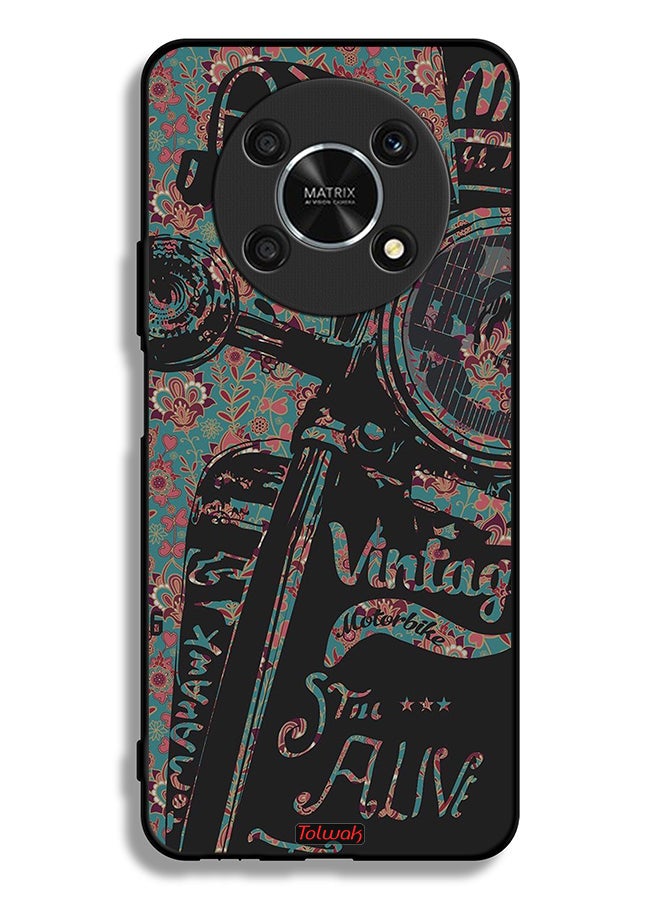 Tolwak Honor X9 5G Protective Case Cover Vintage Motorbike - Image 2