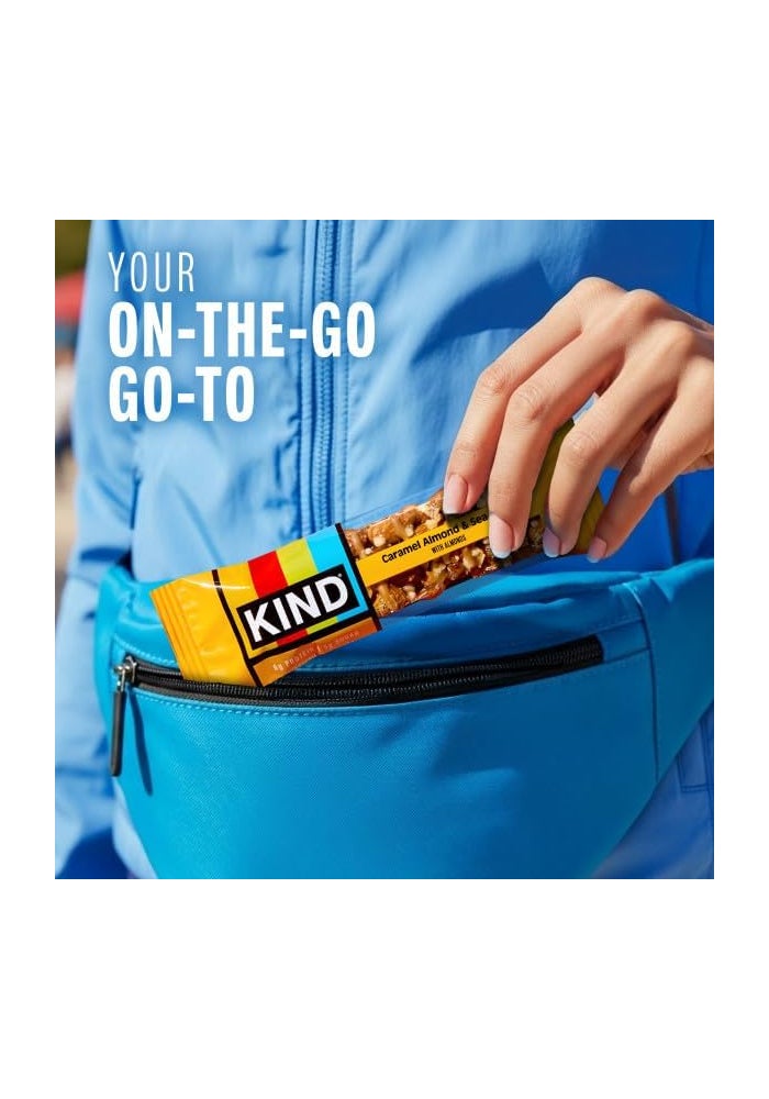 KIND Caramel Almond & Sea Salt Bars - 12 Count - Image 5