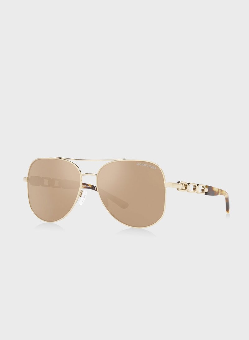 Michael Kors 0Mk1121 Aviator Sunglasses - Image 1