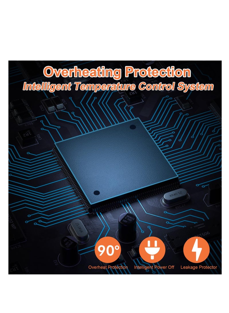 PROTON Electric Pressure Washer 2610 PSI Max 2.7 GPM 3000W Compact Portable Power Washer with 52.5 FT Hose Adjustable Nozzles and Foam Cannon - Image 4