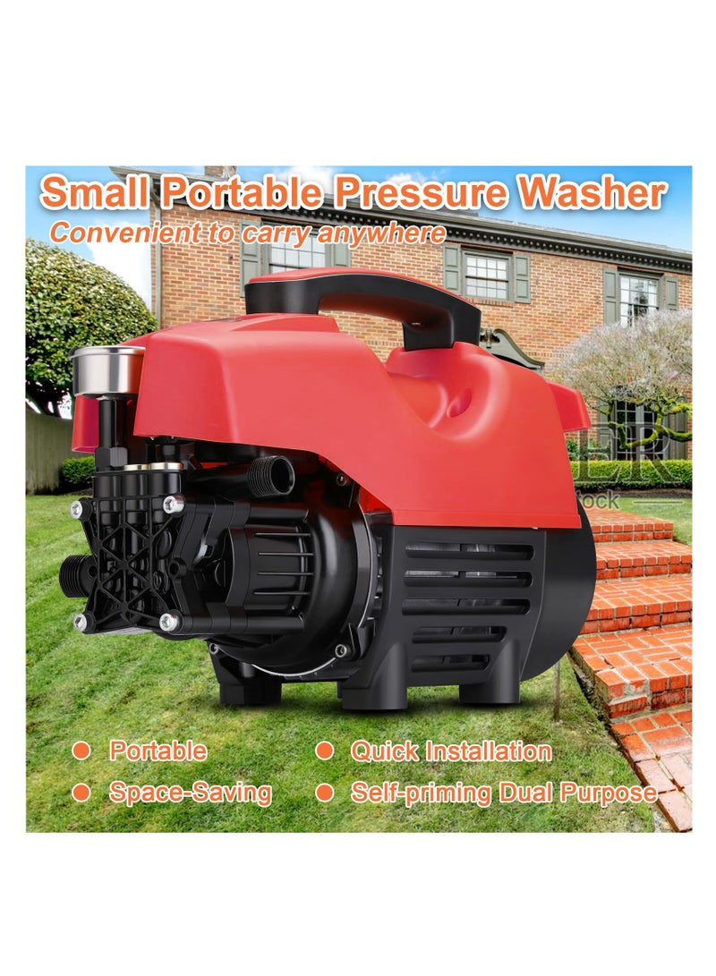 PROTON Electric Pressure Washer 2610 PSI Max 2.7 GPM 3000W Compact Portable Power Washer with 52.5 FT Hose Adjustable Nozzles and Foam Cannon - Image 5