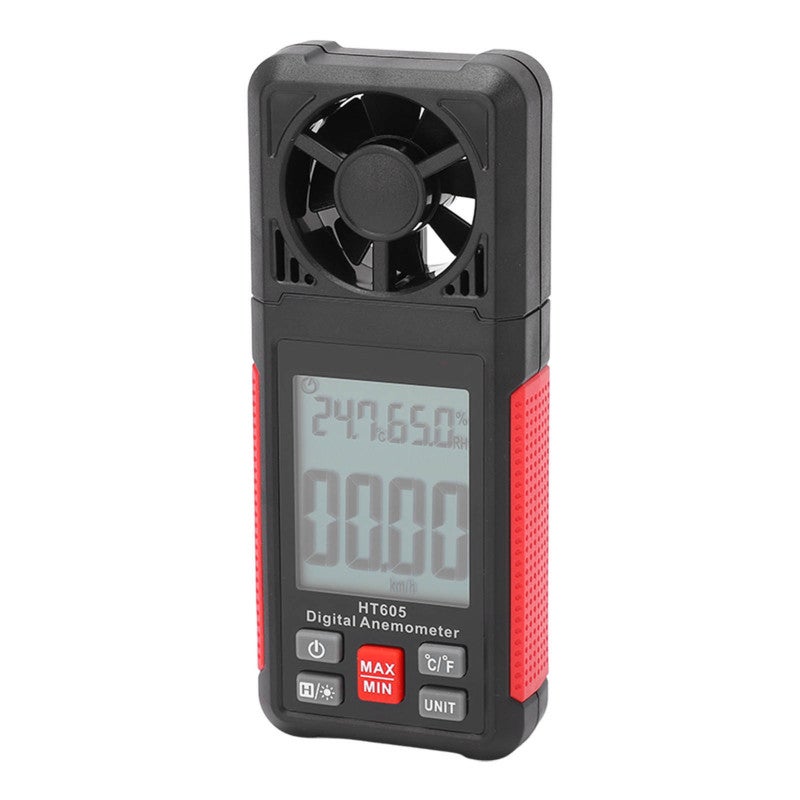 Digital Anemometer 0.70-30.00 m/s LCD Display Smart Testing Wind Speed Meter - High Accuracy Portable Wind Speed Tester for Meteorology Industry Agriculture - Image 5