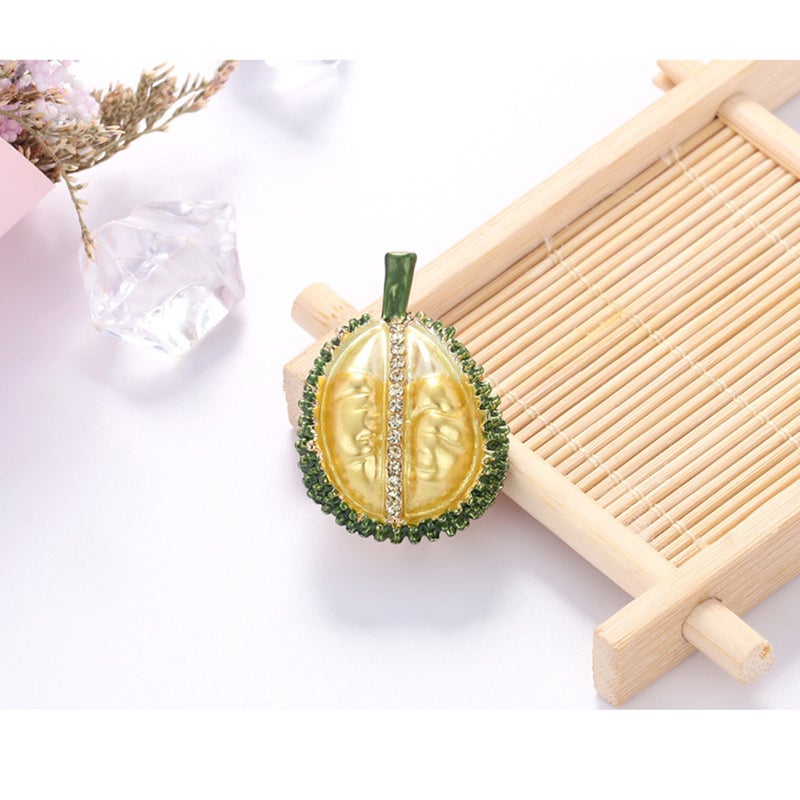 1 Pack/5pcs Precise Fruits Brooches Alloy Multipurpose Costume Props Brooches for Decoration - Image 4