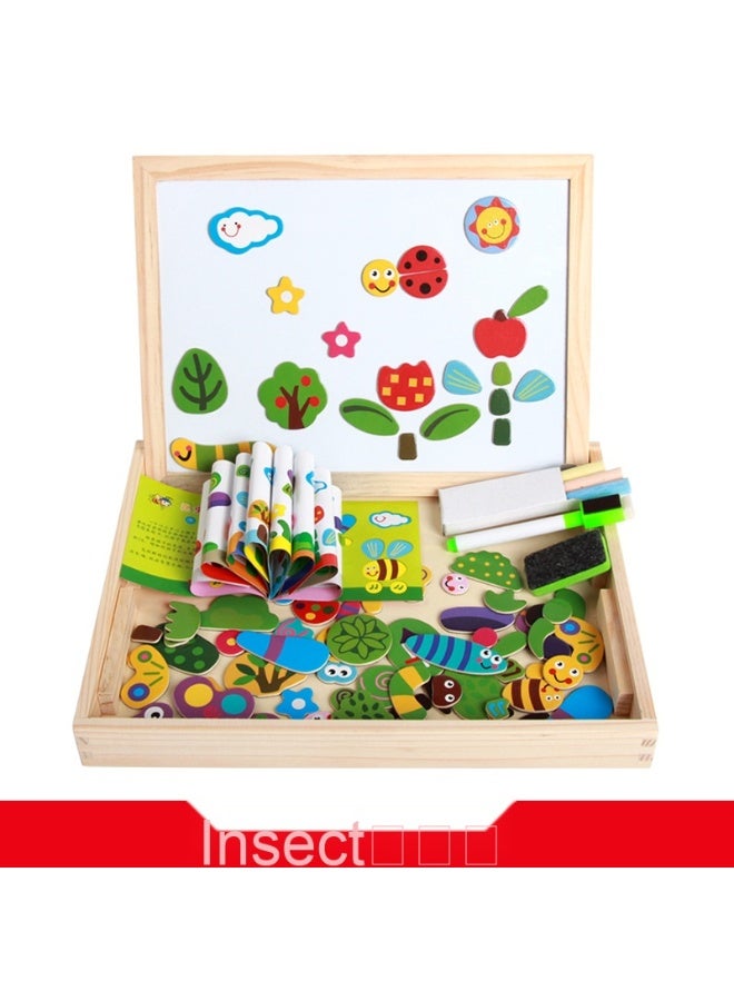 Hot Selling Double-Sided Magnetic Puzzle Board for Kids
