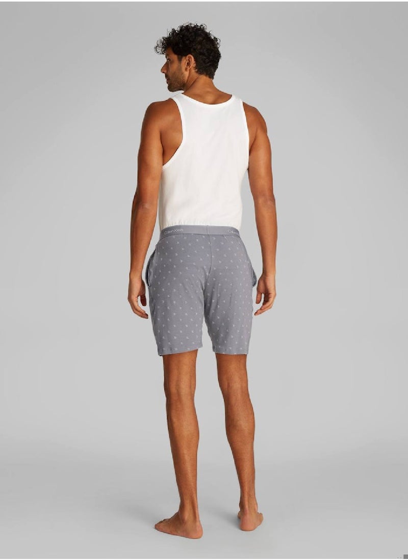 CALVIN KLEIN Icon Cotton Stripe Pyjama Shorts  - Image 4