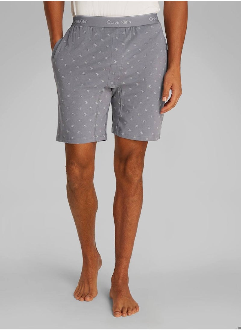 CALVIN KLEIN Icon Cotton Stripe Pyjama Shorts  - Image 1