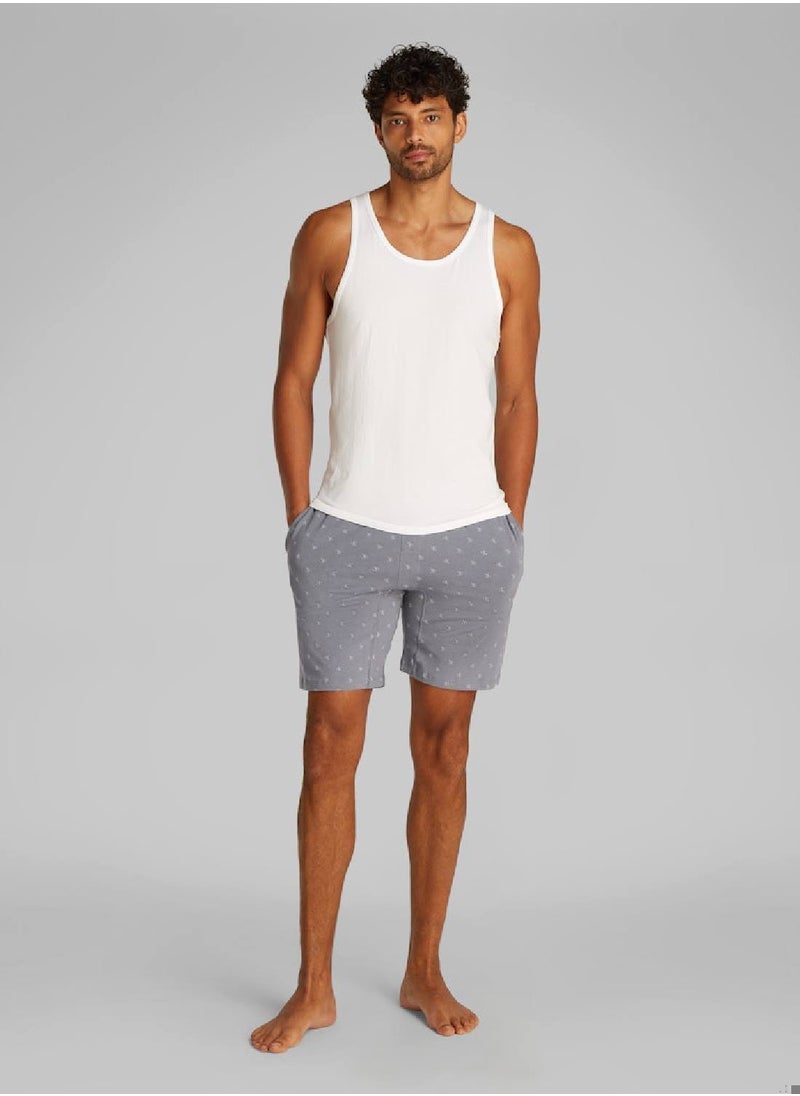 CALVIN KLEIN Icon Cotton Stripe Pyjama Shorts  - Image 3