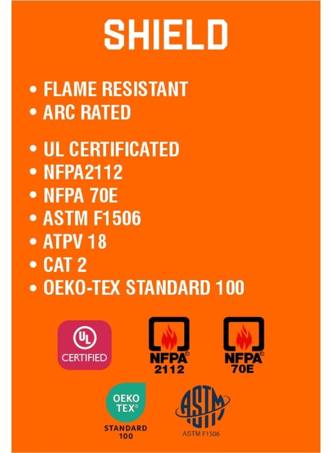 Shield Flame-Resistant Work Jeans for Men – FR Denim Pants with Arc Flash & Heat Protection for Industrial and Electrical Safety
DENIM BLUE - Image 5