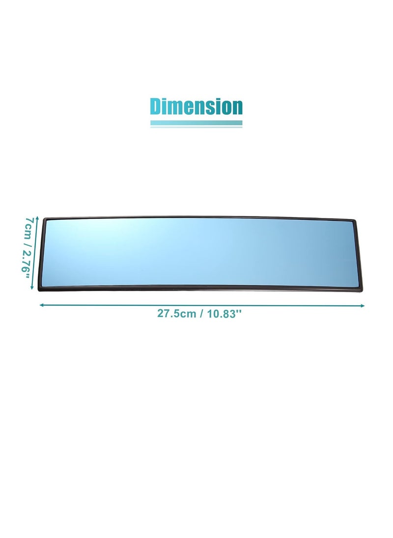 WINCA - Universal Car Rearview Mirror 12 Inch 270mm Wide Inside View Mirror, Interior Clip-on Panoramic Rear View Mirror for Car Wide Viewing Range - Image 1