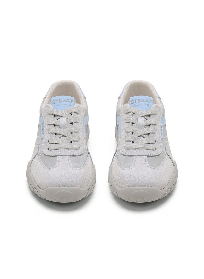 St&Sat Retro German Training Shoes Soft Sole Height Increase Comfortable Lightweight Casual Shoes Outdoor Sports Shoes Versatile Commuter Shoes Women's Shoes - Image 3