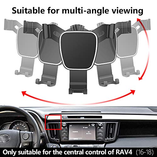 musttrue Car Phone Holder for 2013-2018 Toyota RAV4 Auto Accessories Navigation Bracket Interior Decoration Mobile Cell Phone Mount - Image 5