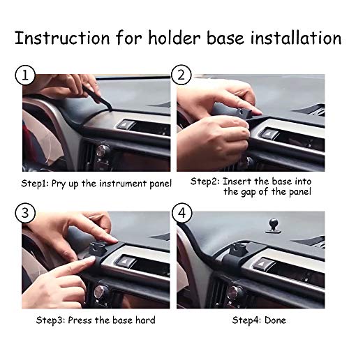 musttrue Car Phone Holder for 2013-2018 Toyota RAV4 Auto Accessories Navigation Bracket Interior Decoration Mobile Cell Phone Mount - Image 4