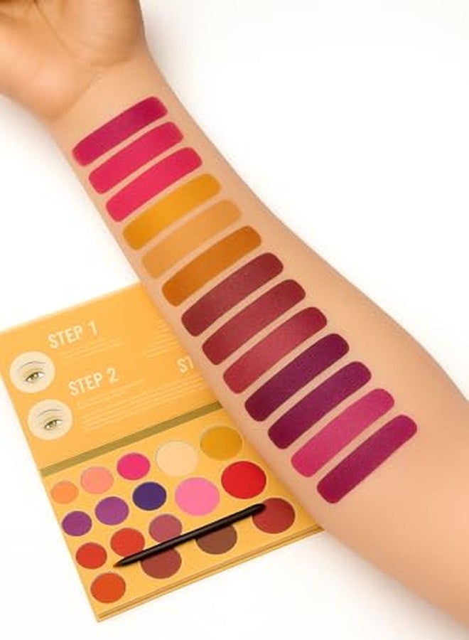 Sedell Paris A Universal Palette of Soft Shadows and Sculpting Shades for Eyes, Brows & Face Pack of 17 with Applicator - Image 4