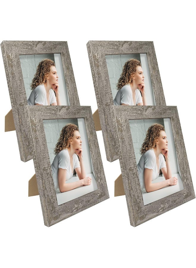 iRahmen iRahmen 4 Pack 5x7 Picture Frame Green Set with High Definition Glass  - Image 1