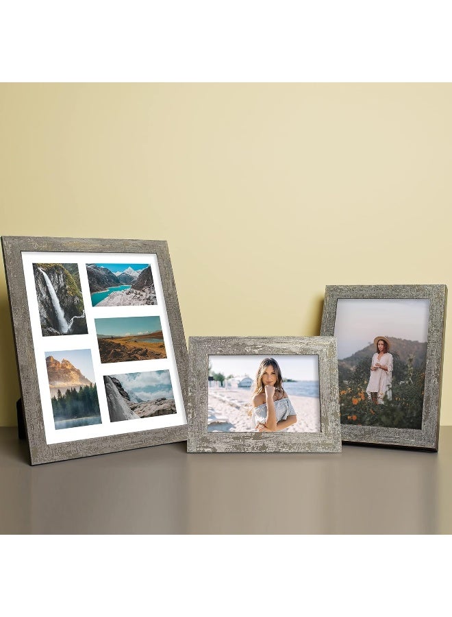 iRahmen iRahmen 4 Pack 5x7 Picture Frame Green Set with High Definition Glass  - Image 4
