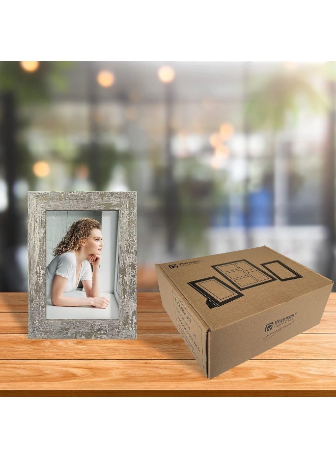 iRahmen iRahmen 4 Pack 5x7 Picture Frame Green Set with High Definition Glass  - Image 2