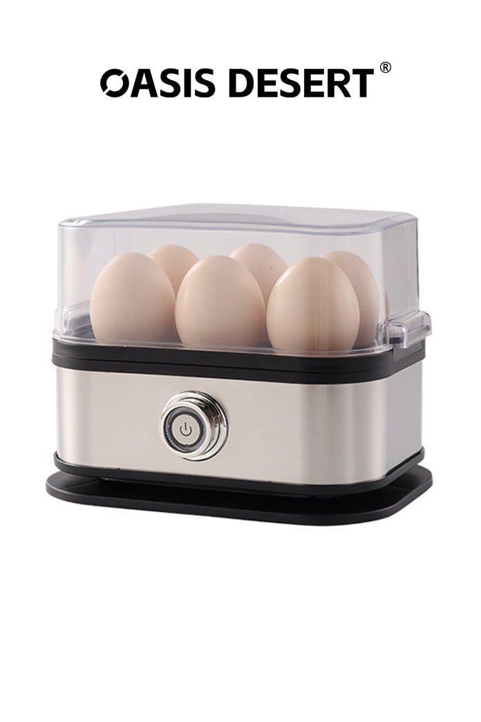 صحراء الواحة بخار البيض من الفولاذ المقاوم للصدأ معدات طبخ البيض المنزلية متعددة الوظائف آلة الإفطار المنزلية آلة غليان البيض - Image 1