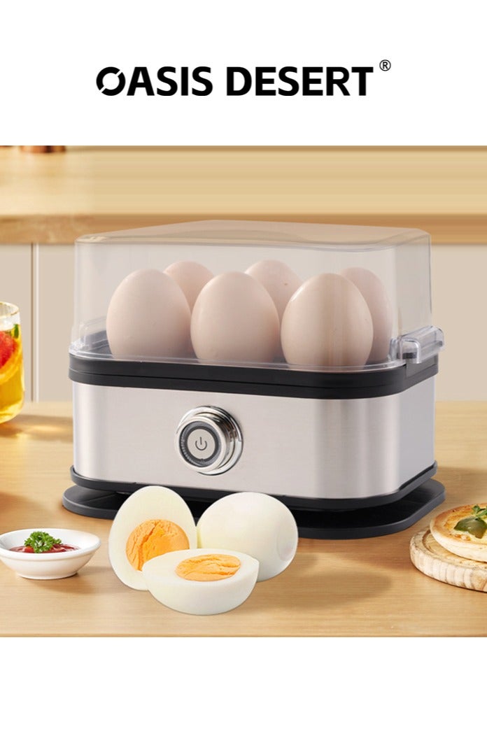 صحراء الواحة بخار البيض من الفولاذ المقاوم للصدأ معدات طبخ البيض المنزلية متعددة الوظائف آلة الإفطار المنزلية آلة غليان البيض - Image 2