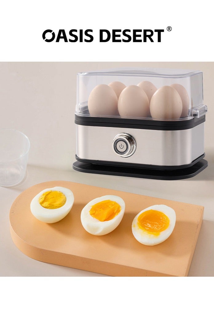 صحراء الواحة بخار البيض من الفولاذ المقاوم للصدأ معدات طبخ البيض المنزلية متعددة الوظائف آلة الإفطار المنزلية آلة غليان البيض - Image 5