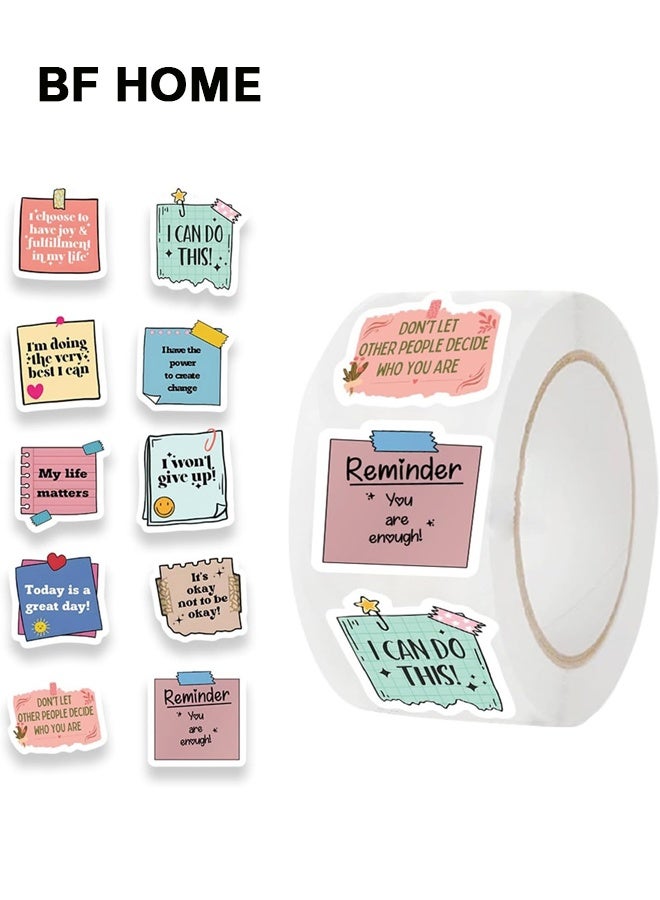 BF HOME 500 Pcs Sticker Sheets, 10 Colorful Designs, Reward Motivational Labels for Kids - Ideal for Classroom, Kindergarten, Sports Day, Gifts, Office & Home Use - Image 1